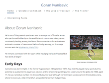 Tablet Screenshot of goranivanisevic.com